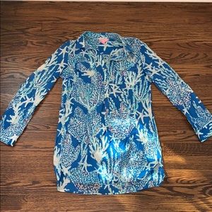 Lilly Pulitzer Beach Linen Cover-Up